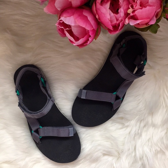 Teva Shoes - Teva grey black original universal Velcro sandals